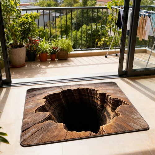 Tappetino per porta - tappetino, 3d