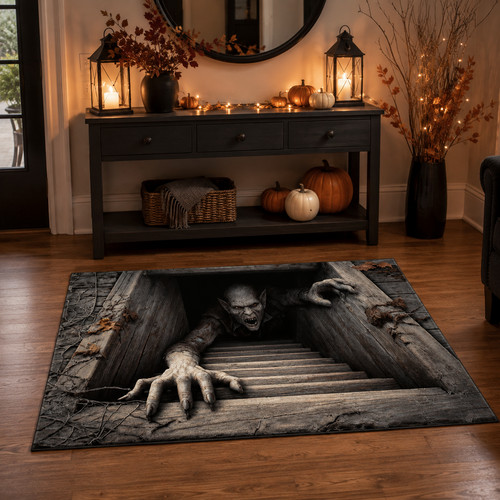 Tappeto halloween scala mostro - tappeto,