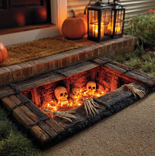 Tappeto halloween fossa - tappeto,
